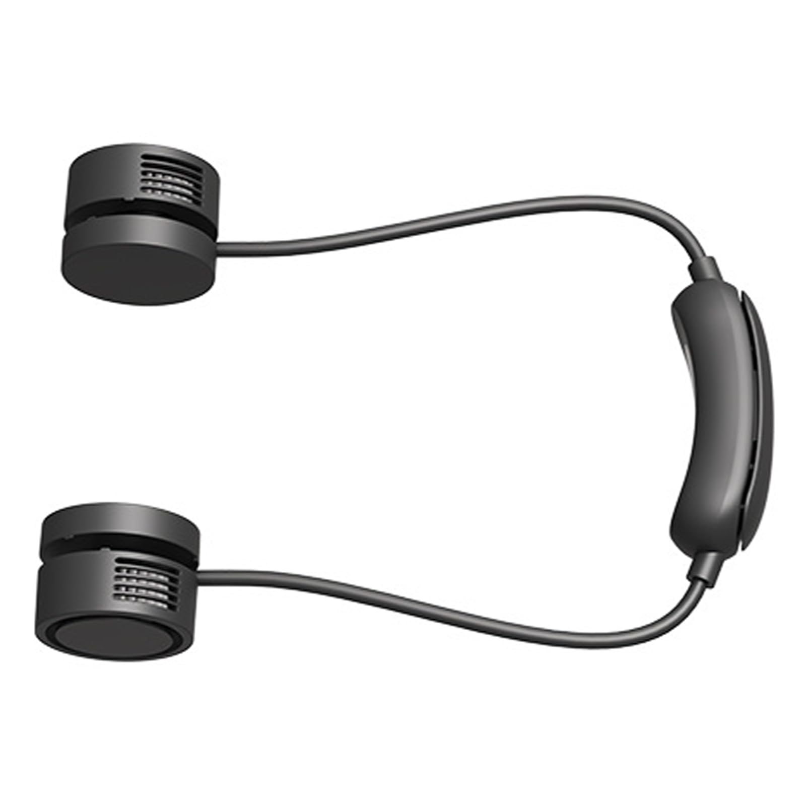 Tsophreniq Ergonomic Hanging Neck Temperature Manager with Quick Cooling Function Lightweight Comfortable for Commuting and Tasks Travel Neck Fan