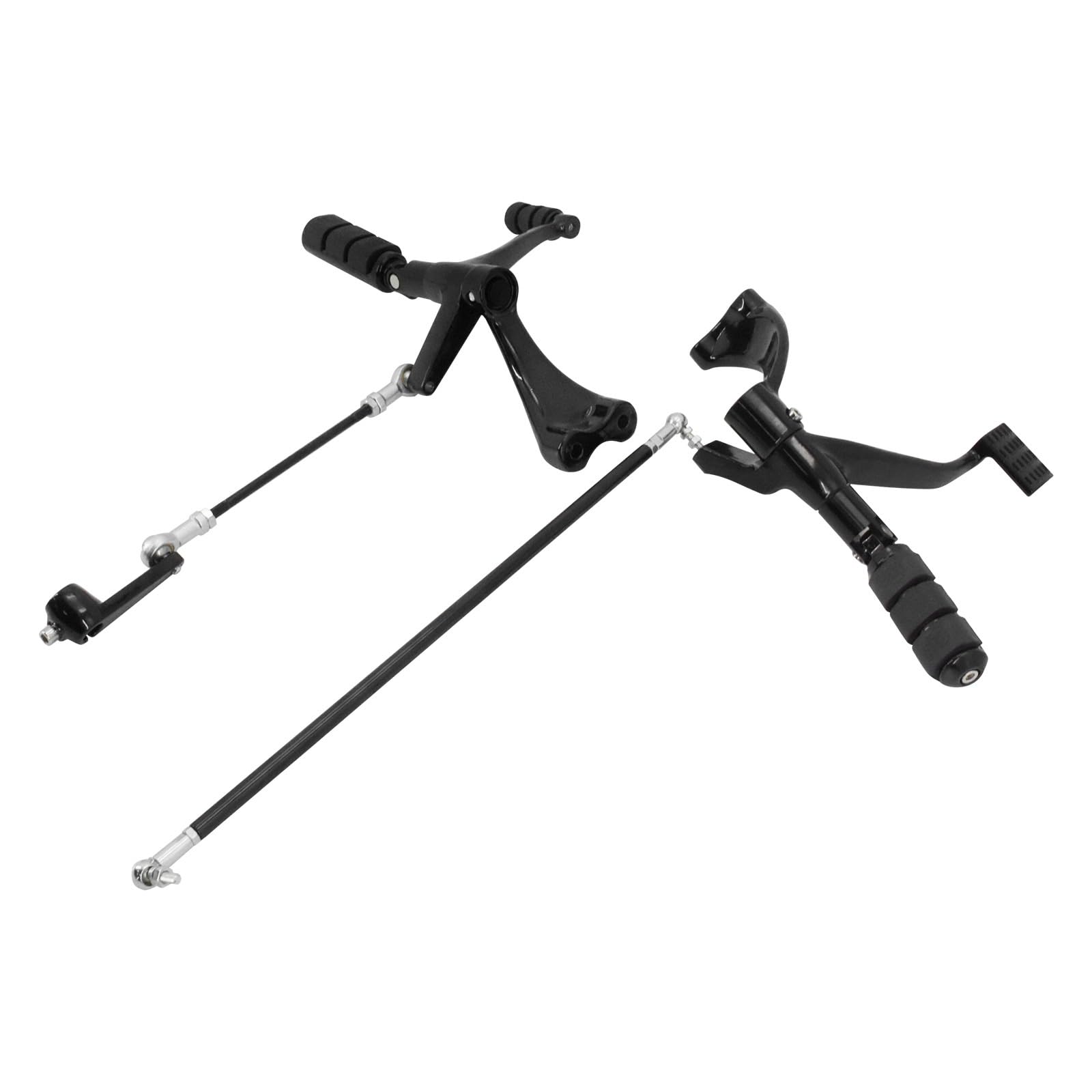 Ensemble levier de vitesse moto finition premium support assemblage pied avant 883