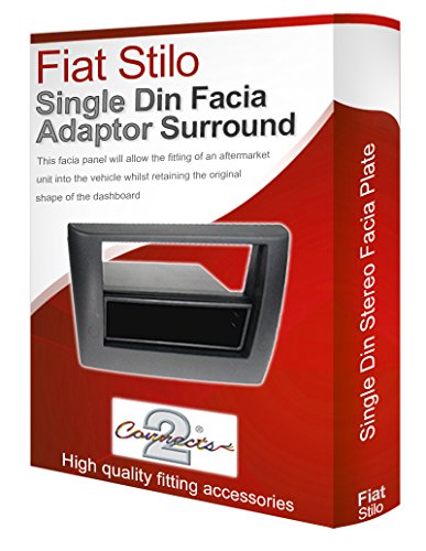 Connects2 Adaptateur de façade Auto-Radio pour Fiat Stilo, avec Lecteur CD stéréo.