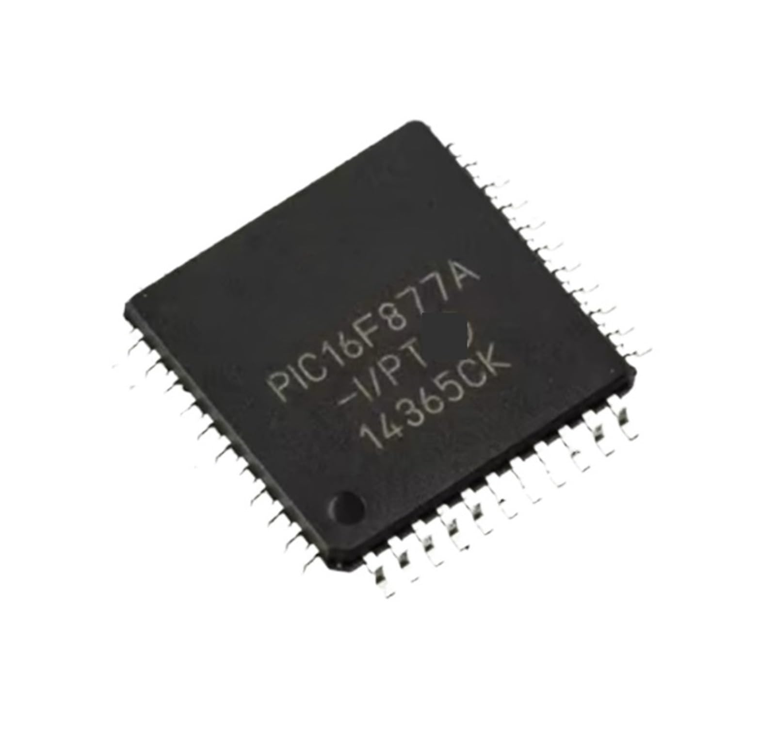Chip PIC16F877A-I/PT microcontrolador programable de 8 bits en formato TQFP, 3 unidades 2