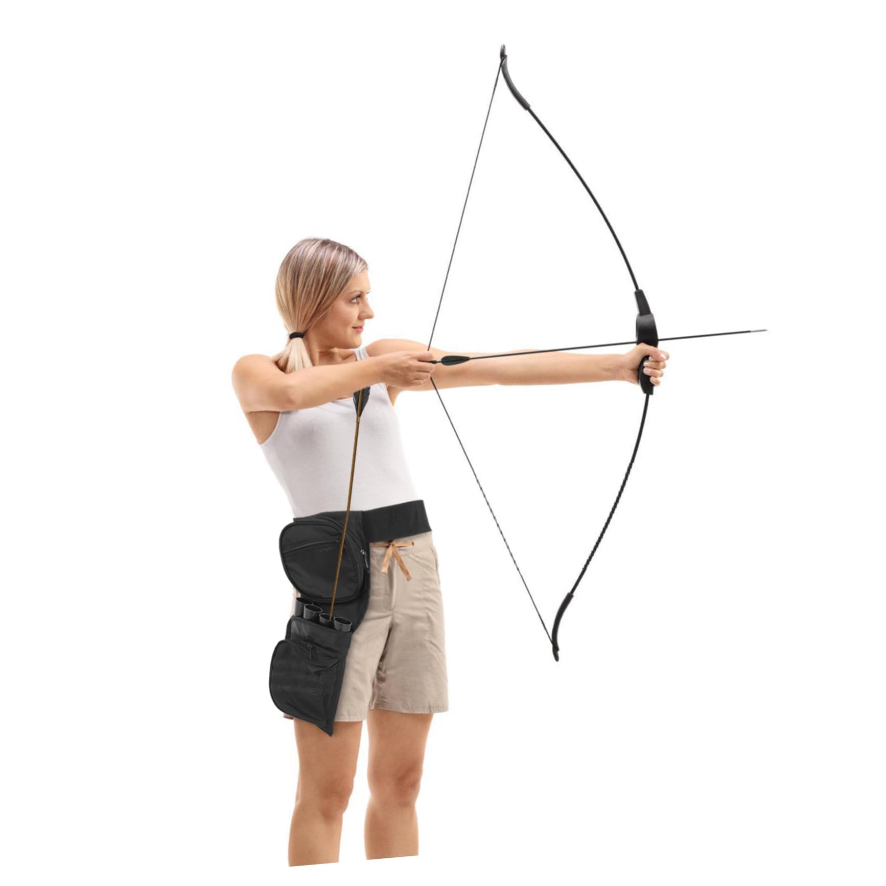 Parliky Hanging Arrow Holder Holder Large Capacity for Outdoor Hunting PVC Oxford Material