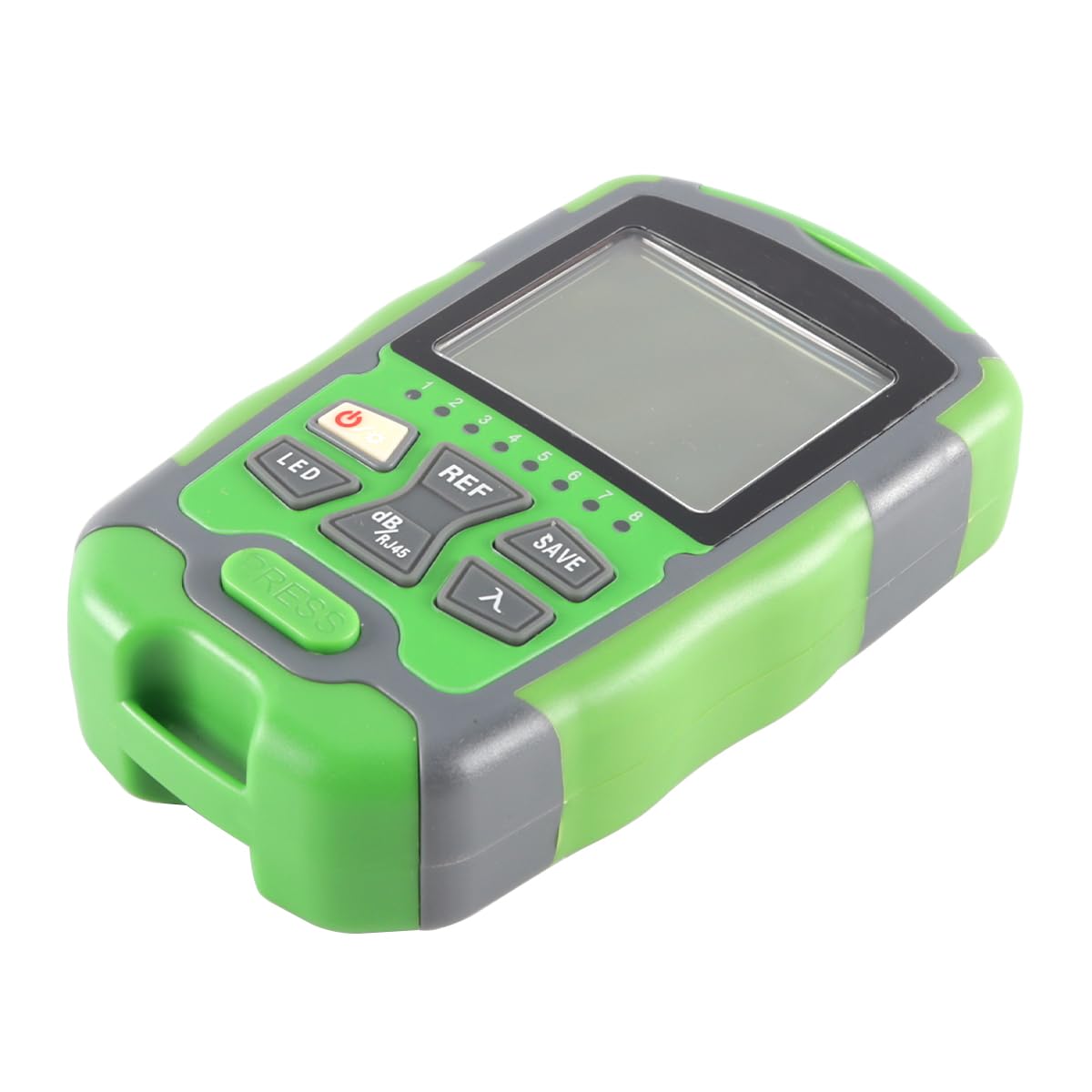 Medidor de Potencia de Fibra óptica, comprobador de Cable óptico de -50 a +26 dBm con Pantalla Digital