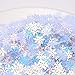 2000 Pieces/50g Snowflakes Party Glitter PVC Confetti for Christmas Table Confetti Glitter for Winter Snowfield Wonderland Xmas Party Supplies DIY Craft Projects Party Decorations