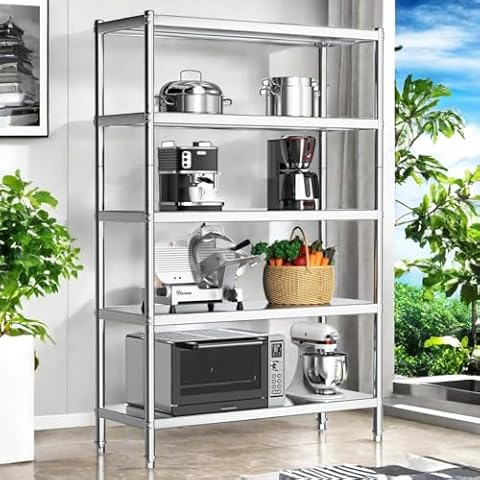 YITAHOME 5-Tier Stainless Steel Shelf Cover