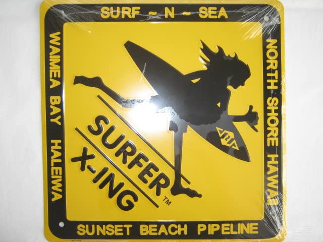 ハワイ Hawaii ノースショア　看板 SURF-N-SEA Amazon.co.jp: SURF-N-SEA サーフアンドシー メタルサイン