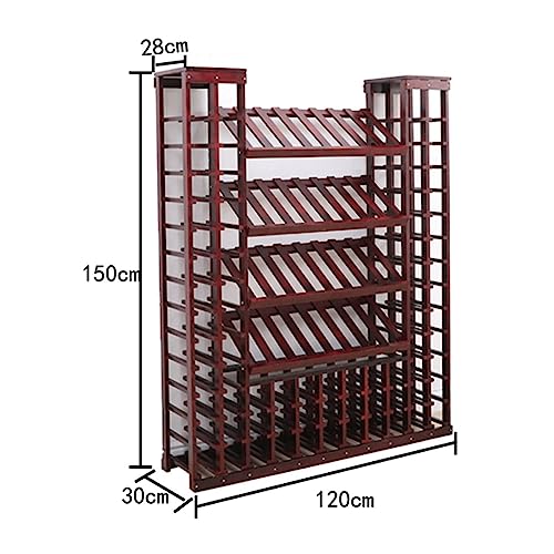 Soporte para Botellas de Vino de Piso en Madera miniatura 2