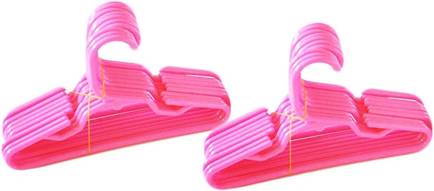 MyBrittany's 24 Pink Hangers Compatible with 18 Inch Girl Doll Clothes- 18 Inch Doll Clothes Hangers