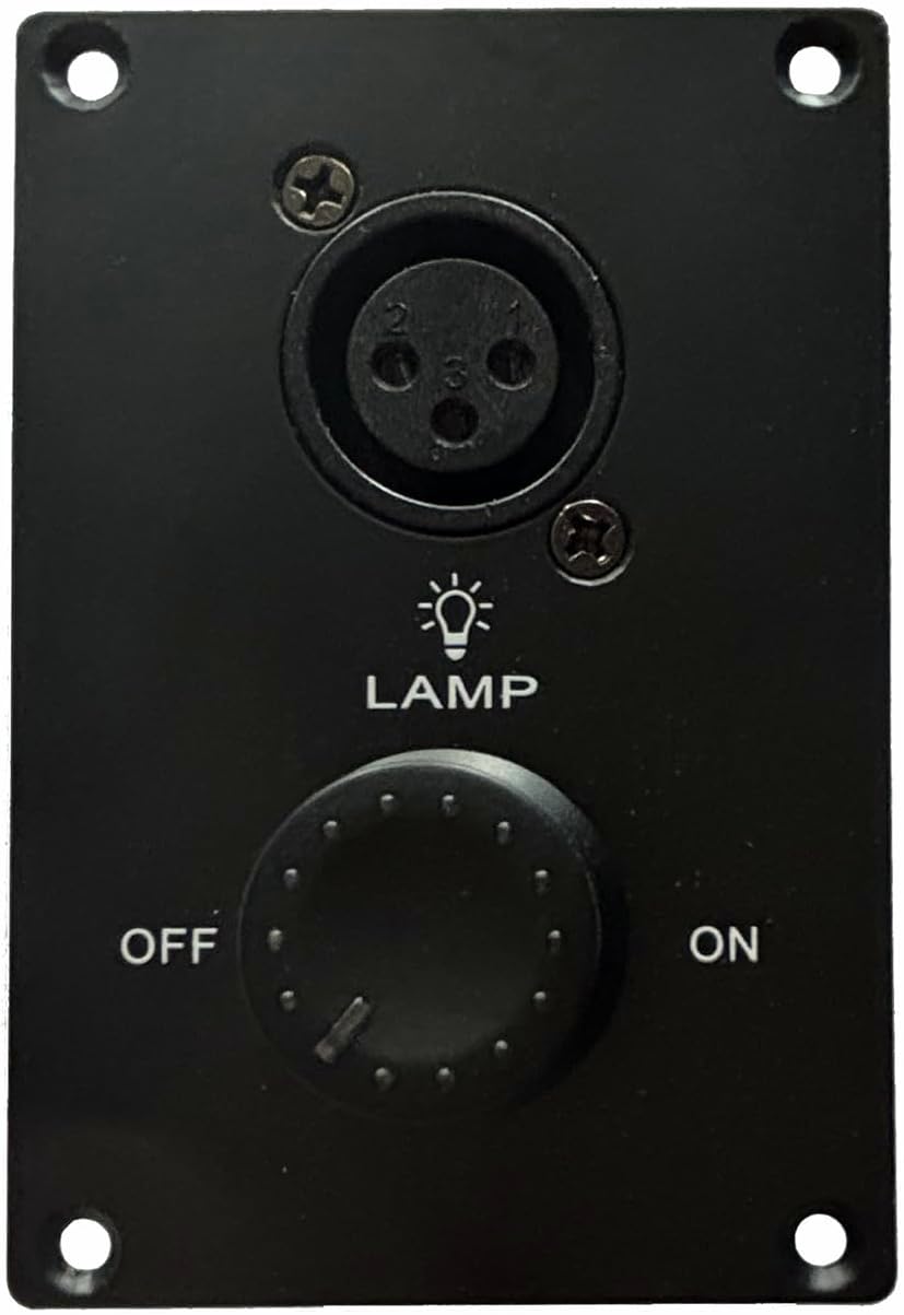 3PIN LED Console Light, 21 Inch Gooseneck Lamp for Chart Map Book Reading Dimmable Flexible Lights Mount for Boat Yacht Industrial Work Station Black with Screws