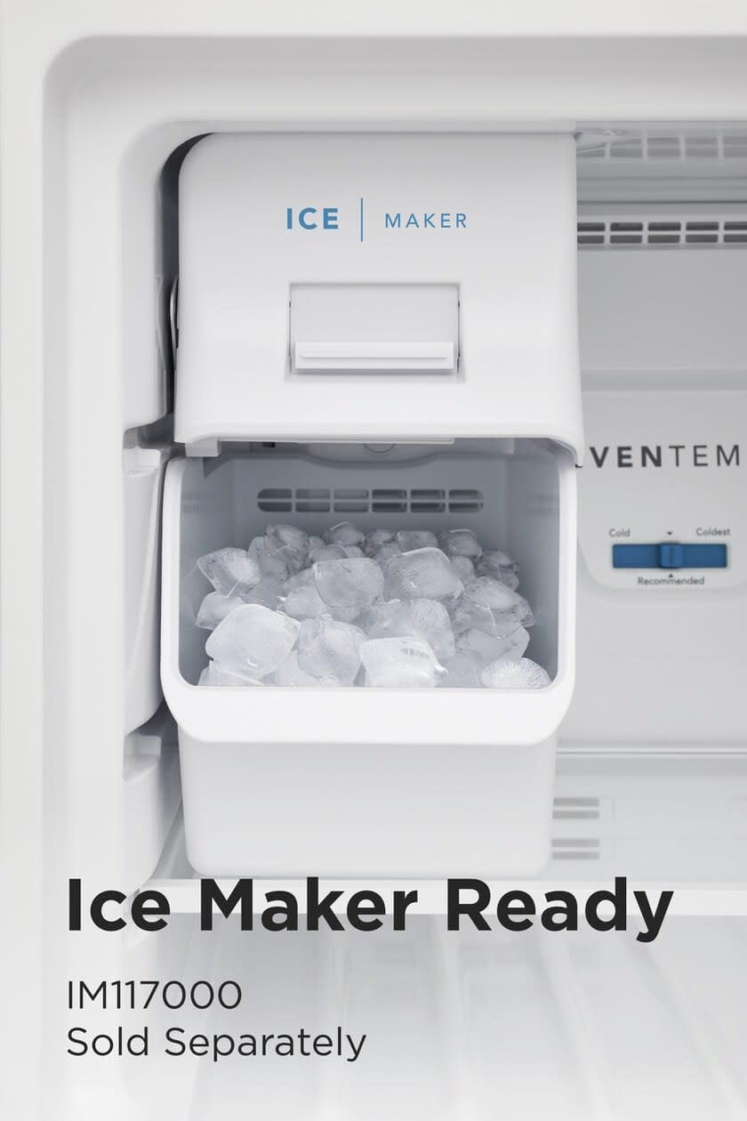 Frigidaire FFTR1814W 30 Inch Wide 18.3 Cu. Ft. Top Freezer Refrigerator with Crisper Bins and Ice Maker Ready - White on Fridge.com