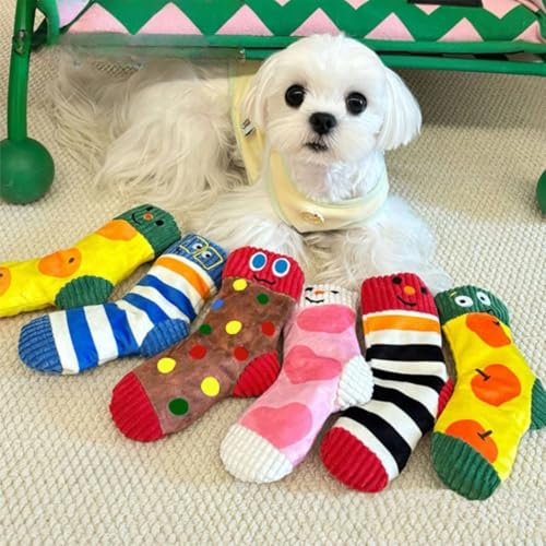 Juguete mordible sonoro para perros pequeños y medianos miniatura 6