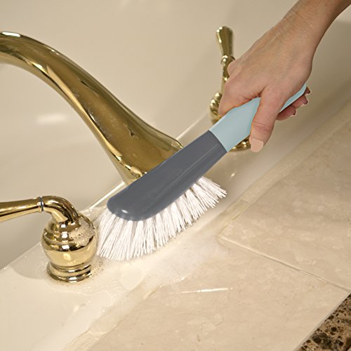 Image of Casabella 15939 Smart Scrub Heavy Duty All Purpose Brush, Grey /Aqua