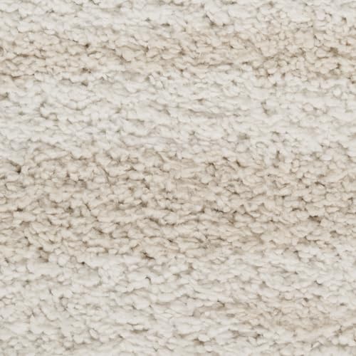 Tapete decorativo moderno Nourison beige 5'3" x 7' miniatura 7