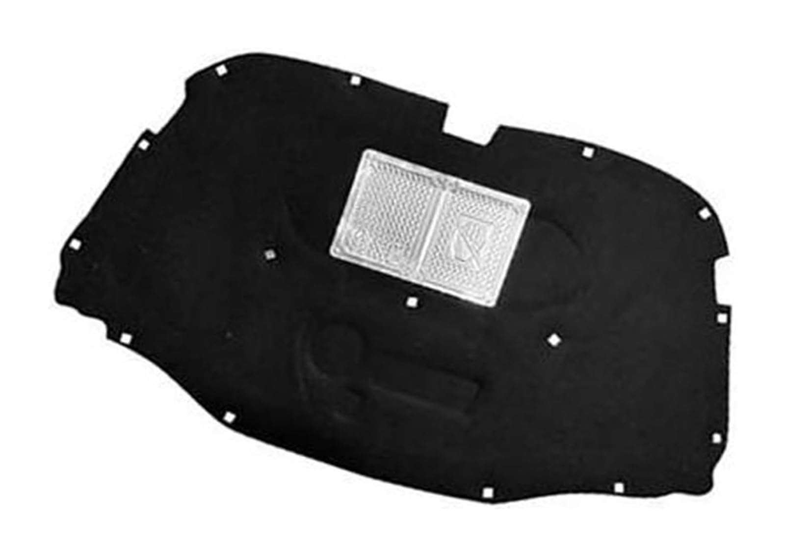 for VW for Touareg 2003-2018 Car Front Hood Engine Heat Sound Insulation Cotton Noise Deadener Car Sound Insulation Cotton(Black 2003-2010)