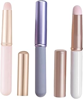 3pcs Lip Brush with Covers for Precise Lipsti...