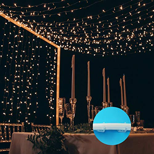 Jubaopen 200 Stück LED Clips Halter LED Lichtschlauch Befestigungsclips mit 400 Stück Schrauben Klar PVC Licht Befestigungsclips Montagehalterung LED Strip für LED Lichtröhre Rohrwandhalterung