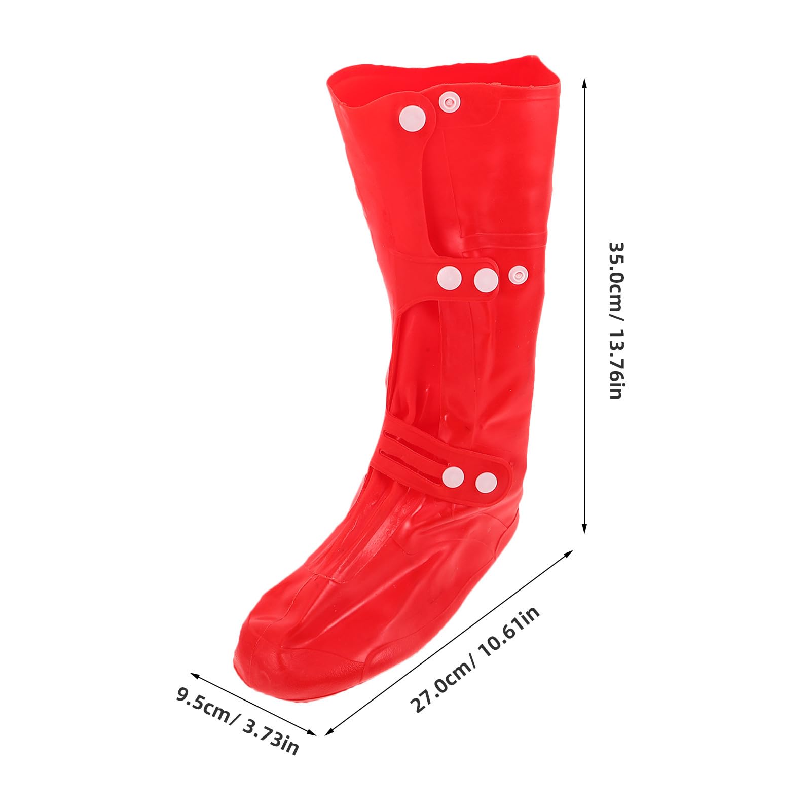 1 Paio di Ghette da Trekking - Copriscarpe Impermeabili Regolabili Anti-Sabbia per Trekking nel Deserto - Protezioni per Le Gambe da Passeggio all'aperto Rosse per Uomo e Donna, Taglia