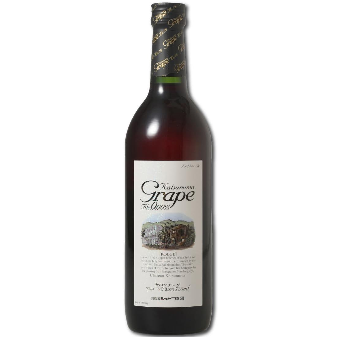 Amazon.co.jp: シャトー勝沼 カツヌマグレープ 赤 ノンアルコール