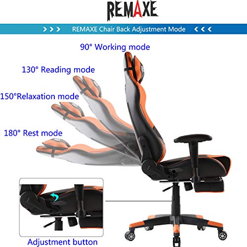 Silla-de-juego-de-PC-de-gran-tamano-Ergomonic-Racing-Chair-con-reposapies-retractil-cuero-de-la-PU-de-Ejecutivo-Reposacabezas-de-cuero-Masajeador-lumbar-Silla-ergonomica-giratoria-para-PC