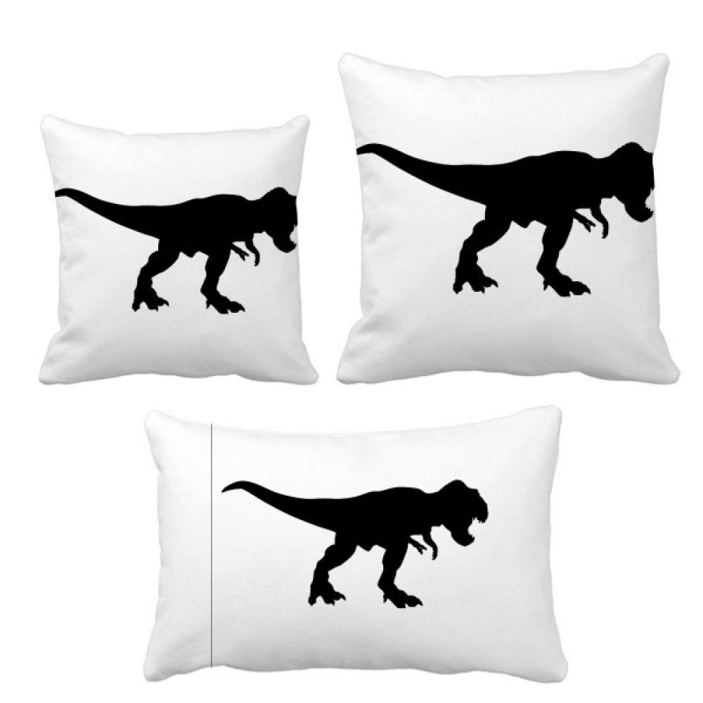 Coussin dinosaure et os noirs DIYthinker pour deco lit ado