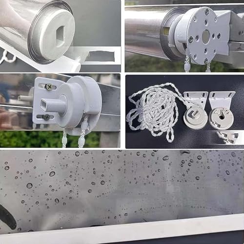 Filtre de lumière maison en PVC transparent contre le vis-à-vis - 3