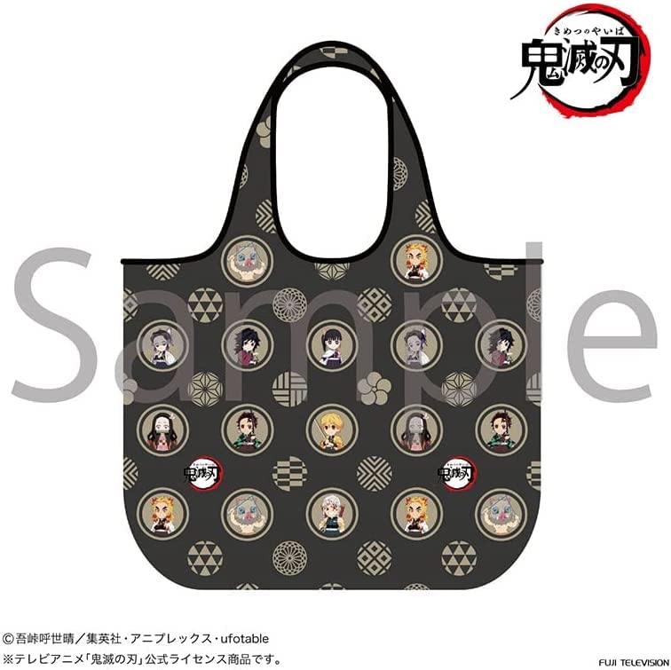 Amazon.co.jp: 鬼滅の刃 エコバッグ/黒 : おもちゃ