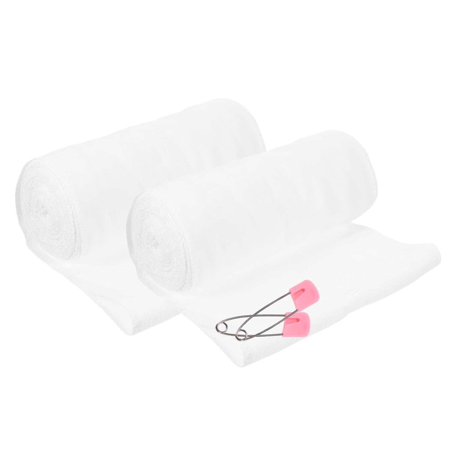 2 rolls Cotton Belly Band Postpartum Maternity Gauze Abdominal Girdle Breathable Elastic Support Wrap for Women Belly Slimming and Organ Protection