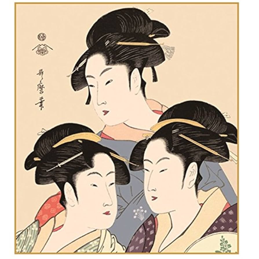 浮世絵 喜多川歌麿　寛政三美人 寛政三美人 - Wikipedia