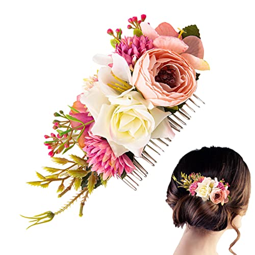 Sysdisen Blumen Haarkamm Hochzeit Festlich