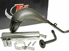 Vaso Stage6 Per Derbi Senda 50 AM6 - Silenziatore Nero Passaggio Basso - Foto 5