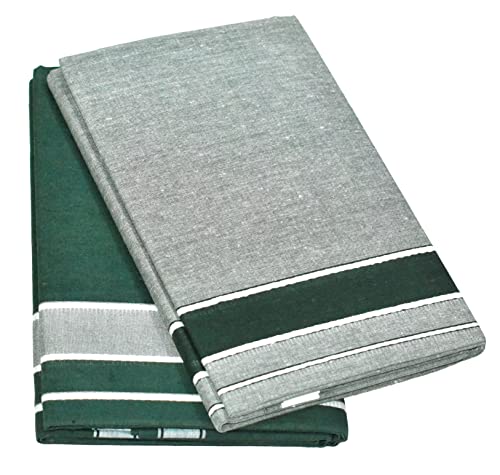 Image of TUNI MANI Men's Cotton Dhoti /Kerala Style Dhoti, 2.0meter (Pack of 2)