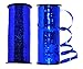 Mandala Crafts Glitter Curling Ribbon, Crimped, Iridescent, Metallic Décor for Balloon, Gift Wrapping, Party Favors, Holiday, 5mm (Two Rolls 200 Yards, Blue)