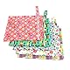 Yuhtech Wetbag, 5 Pcs Nasstaschen Wiederverwendbare Organiser Beutel Waschbar mit Reißverschluss Nassbeutel für Baby Kleinkind Reisen Gym