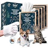 Toallitas Higienicas para Mascotas Perros y Gatos - 20 Toallitas Humedas Individuales Tipo Guante Sin Alcohol Hipoalergenicas con Aloe Vera y Aroma Coco Limpieza sin Baño - Higiene Diaria Natural