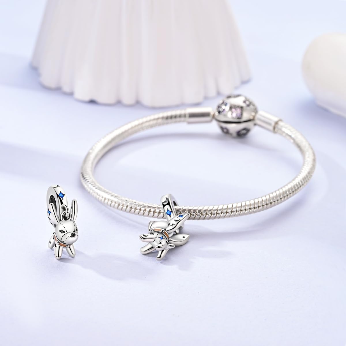 LAZA Charms for Bracelets 925 Sterling Silver Butterfly Summer Travel Ocean Lucky Charm Beads Pendant Jewelry for Women Mom - Image 3