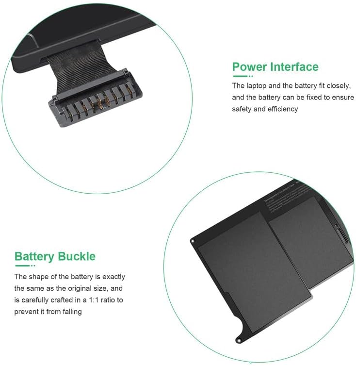 Miniatura 7 de Fancy Buying Nueva batería para portátil A1495 A1406 para MacBook Air de 11 pulgadas, A1465 A1370 (mediados de 2011 2012 2013 principios de 2014