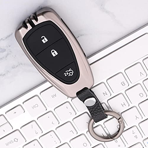 Capa porta-chaves para carro Smart Zinc Alloy Key Case, apto para cruze chevrolet trax sônica cruze