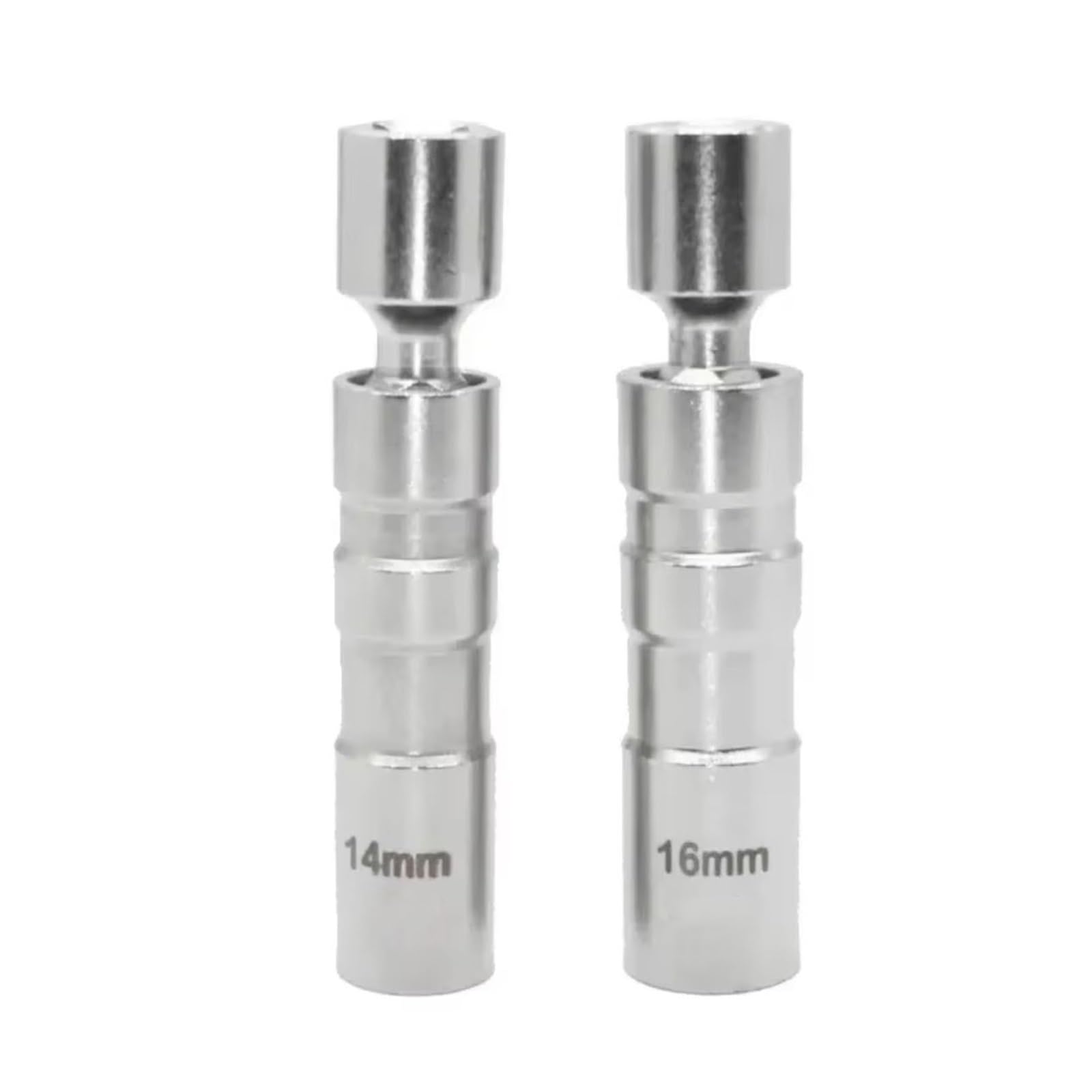 Zündkerzenstecknuss 14/16mm Zündkerze Sockel Magnet Funken Kerzen Schlüssel Magnetische Stecker Demontage Automatische Reparatur Werkzeug(2pc)