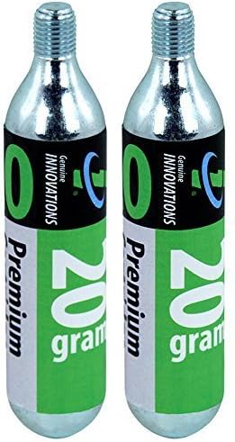 Genuine Innovations G2131 Threaded CO2 Cartridge, 20 Gram (Pack of 2) by Genuine Innovations
