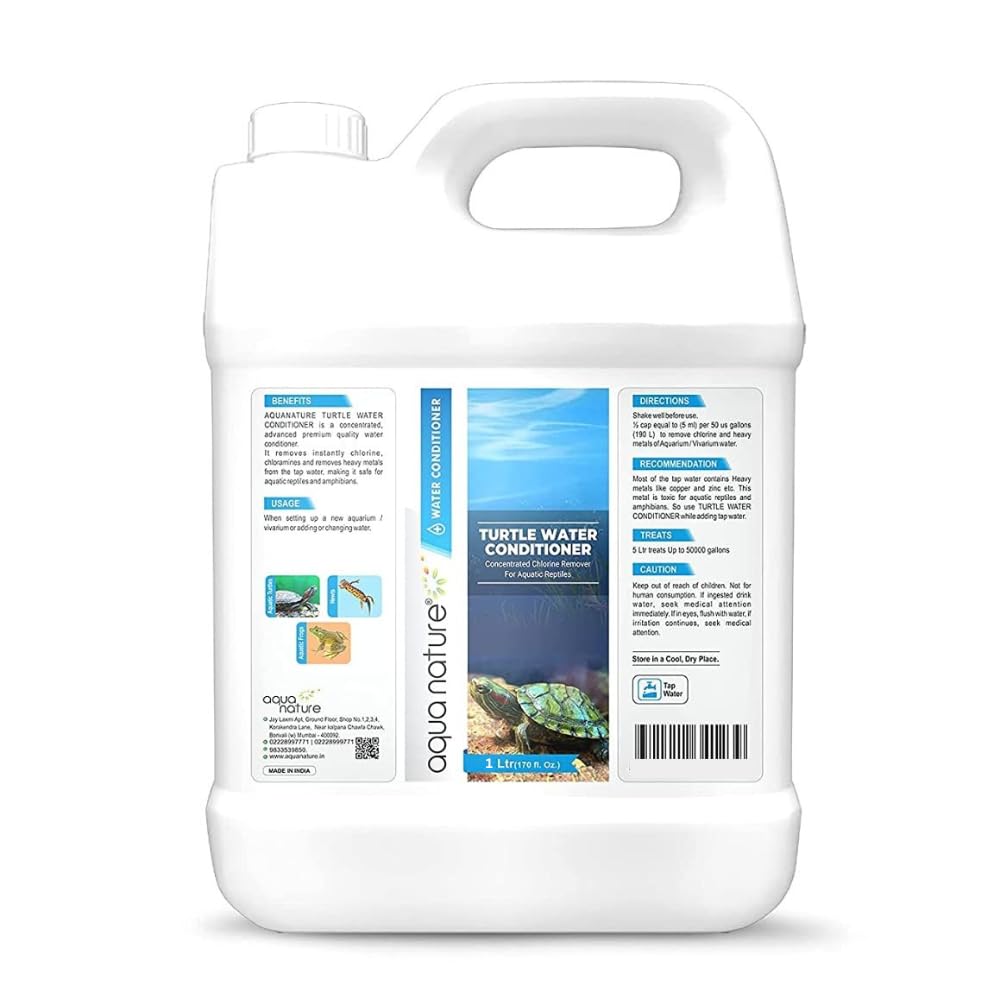 See full amazon price history chart for AquaNature Turtle Water Conditioner Concentrated Chlorine & Chloramine Remover (1Ltr) AquaNature Turtle Water Conditioner Concentrated Chlorine & Chloramine Remover (1Ltr) (B08TVY647P) Amazon Price History, Amazon Price Tracker