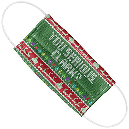 Popfunk Christmas Vacation You Serious Clark? 1-Ply Reusable Face Mask Covering, Unisex