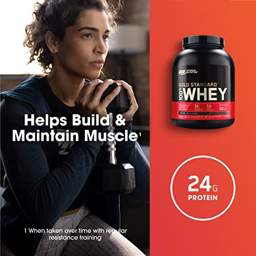 image for Optimum Nutrition Gold Standard 100% Whey Protein Powder, Coffee, 5 Po