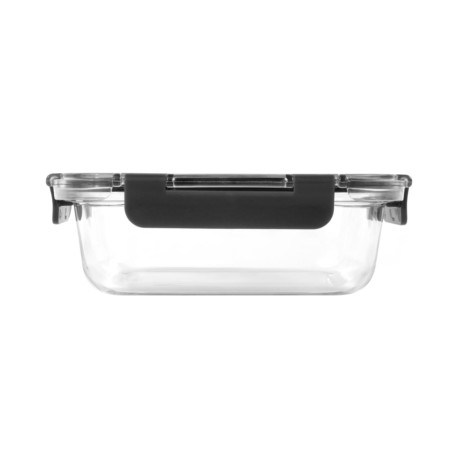 Zyliss E981067 Lot de 4 boîtes de conservation en verre incassable avec couvercle hermétique, passent au micro-ondes, sans BPA, passent au congélateur, au réfrigérateur