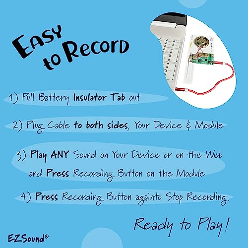 EZSound Module for DIY Audio Cards - Easy to Record - 120 Seconds Recording - High Sound Quality - Thumbnail 5