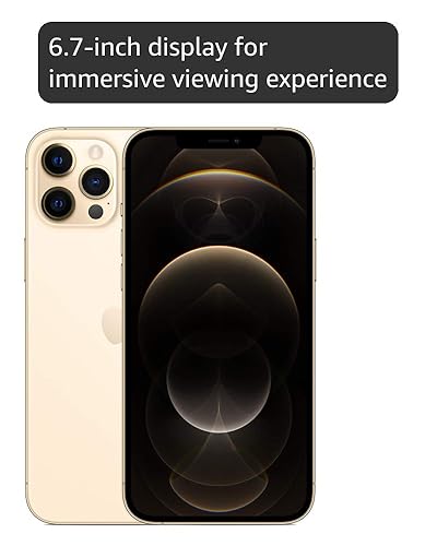 Amazon.com: Apple iPhone 12 Pro Max (512GB, Gold) [Locked] +