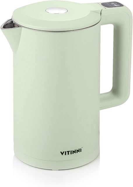 Vitinni Kettle | Variable Temperature Control | 5 Temperature Settings | Keep Warm Function | Touch Control | Te Verde