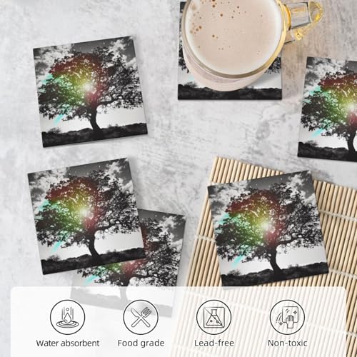 Dessous de verre arbre artistique pour sublimer vos apéritifs et tables - 6