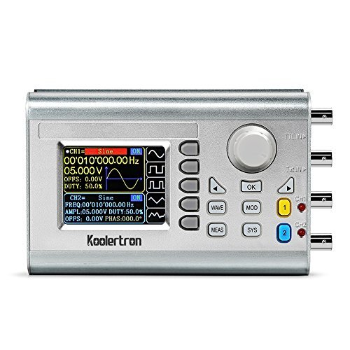 Generador De Señales MHS-5200A – 25 MHz – Doble Canal DDS – Onda Arbitraria Con Barrido
