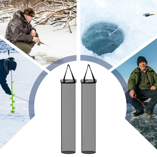 2 Pcs 35.4'' Ice Fishing Well Portable Accessories miniatura 7