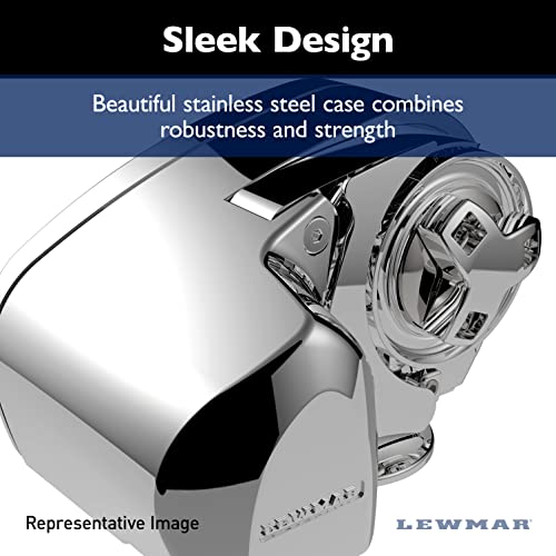 Lewmar Pro Fish 700 Fishing Windlass For 1/4" G4 Chain, Auto Free-Fall System, Maximum Pull 700 Lbs, 316 Stainless Steel Construction, For Boats Up To 38' - 2020201159 #TOP6