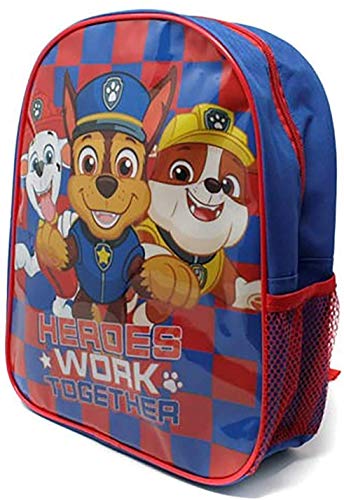Mochila de 31 cm con bolsillo lateral de malla para niños  diseño de unicornio Paw